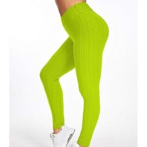 Yoga Womens Pants High Waist Butt Lifting Workout  Leggings Tummy Control‎  Sz S